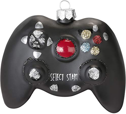 Christbaumschmuck Deko Figuren Weihnachtskugeln Glas - Game Controller 15cm