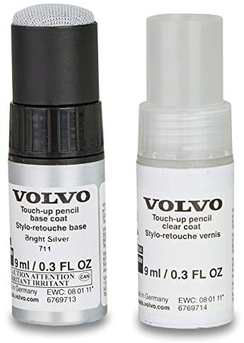 VOLVO Original Lack 711 Ausbesserungslack Bright Silver Metallic Stift Satz 31371196 OE