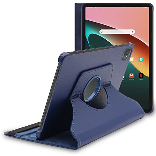 ebestStar - Cover per Xiaomi Pad 5, Pad 5 Pro, 5G (2021), Custodia Protezione Rotazione 360, Pelle PU, Blu scuro
