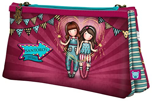 safta Unisex Kinder Federmappe Gorjuss Mäppchen Fairground Fireworks 115 x 215 x 50 cm, bunt, Einheitsgröße