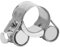 T-Bolt Hose Clamp, 304 Stainless Steel T-Bolt Hose Clamp Heavy Duty Ear Clamp Pipe Clamp Clamp Ring T-Bolt Clips Support Hand-Tightening Accessories, 5Pcs (17-28mm) (23-25mm)