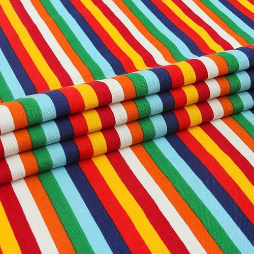 Ersatz-Stofftuch für Liegestuhl, Strand-Klappstuhl-Set, Oxford und Leinen, 115 x 43 cm, feine Farbstreifen