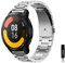 KeeFos 22MM Correa para Xiaomi Redmi Watch 5 Active/Redmi Watch 5 Lite/Watch S3/Watch 2 Pro, Acero Inoxidable Banda de Repuesto Correa para Huawei Watch GT 5 46mm/GT 5 Pro 46mm/GT 4 46mm - Plata