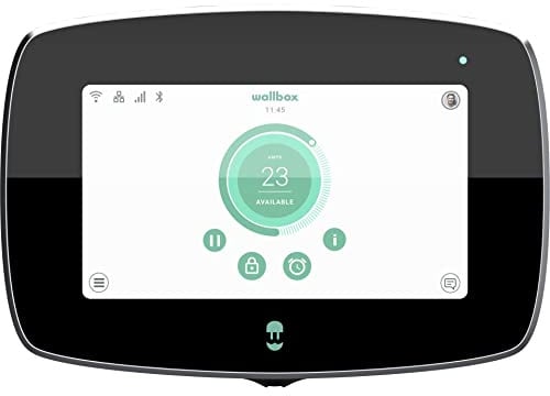 Wallbox Commander 2 noir 22kW, Type 2, 7m c√¢ble + 4G