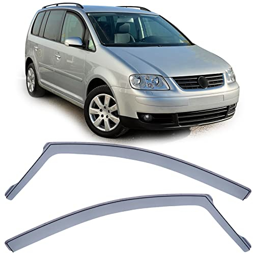 Windabweiser Regenabweiser Windschutz Schwarz Smoke für VW Touran 1T 03-15