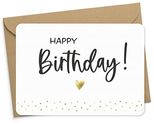 KuschelICH Happy Birthday Karte DIN A6 mit Briefumschlag (HappyBirthday)