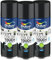 Dulux Valentine Peinture Intérieure et Extérieure Aérosol Color Touch - Mat Noir 400 ml - Lot de 3