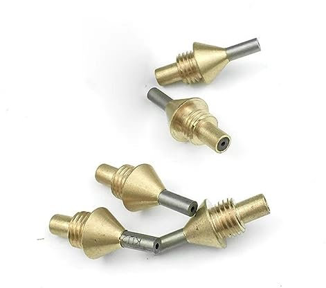 Machine de sablage de Laboratoire Dentaire, pièces de Rechange, Machine de sablage, poignée en Laiton, Stylo, buse en Acier au tungstène, Ceinture d'outils, Tube en Silicone de 40cm (Color : 5 pcs No