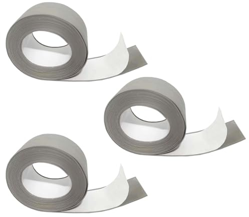 AGSYFFD 3Pièces Joint Salle de Bain Rouleau, Ruban d'étanchéité en silicone blanc, Bande autocollante anti-fuite, Convient pour les salles de bains, les cuisines, etc. (320 * 3,8Cm)