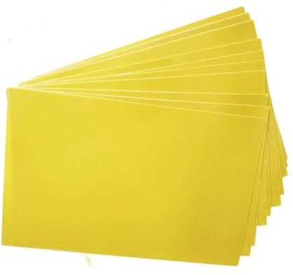 XBERSTAR Lot de 10 panneaux époxy 3240 FR-4 pour batterie de bricolage - 0,05 cm d'épaisseur - Plaque époxy FR4 - Plaque en résine et fibre de verre - Plaque isolante thermique (10 pièces - 10 cm x 20