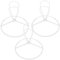 UKCOCO 3pièces Abat-jour Adaptateur Support Ampoule Rond Pour Lampe De Table Chevet Et Bureau Accessoires Diy Luminaire