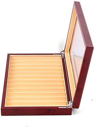 shanpu 12 SchlüSsel Stift Anzeige Box Stift Brunnen Aufbewahrungs Box Showcase Organizer