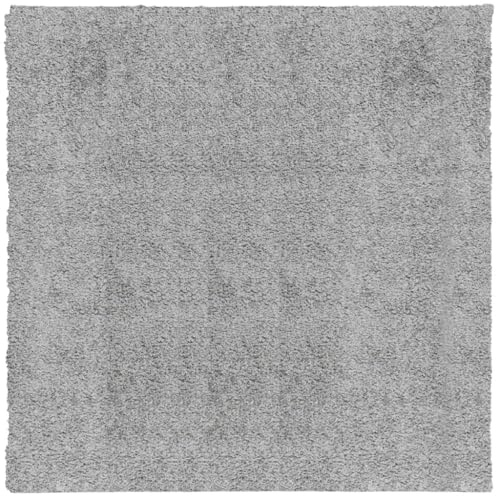 vidaXL Shaggy Teppich Hochflor, Bodenteppich Weich Flauschig, Läufer für Wohnzimmer Schlafzimmer Flur, Flurteppich Wohnzimmerteppich, Modern, Grau