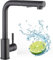 Wasserhahn Küche,Armatur Küche mit Ausziehbrause, küchenarmatur Mischbatterie, 360° Schwenkbar, Zwei Sprühfunktionen Wasserhahn Bad Waschbecken Wasserhahn,Waschtisch Wasserhahn,Schwarz