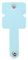 sourcing map Earphone Wrap 12 x 5cm Silicone Cord Organizer Earbuds Holder Clips Headphone Cord Winder Manager Cable Straps, Light Blue