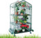Plant House - Serra solare riscaldante, piccola serra da giardino a 3/4 livelli con ruote di bloccaggio, con copertura con cerniera, questa
