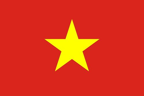 2 adesivi Vietnam, circa 8 x 5 cm (confezione doppia), adesivi per auto, bandiera