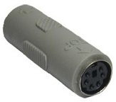 Cable-Tex 6 broches mini DIN femelle vers adaptateur femelle Changeur de genre