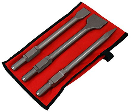 Nielsen Tools CT2807 3pc Hammer Chisel Set, Compatible with CT0903 and CT0904 Electric Hammers