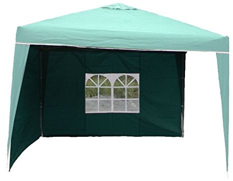 Seitenteile 2erSet für Alu Faltpavillon 3x3m gruen Seitenwand Pavillon