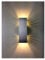 SpiceLED Wandleuchte | ShineLED-14 | 2x7W Warmweiß | hell silbernes Gehäuse | Schatteneffekt | High-Power LED Wandlampe dimmbar