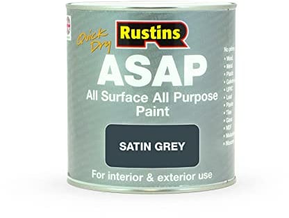RUSTINS ASAP Paint, Grey, 1 L (Pack of 1)