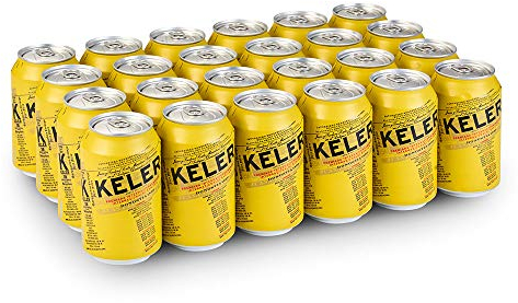 Keler | Cerveza Refrescante | Cremosa | Paquete de 24 Latas x 33 cl | Total de 7920 ml