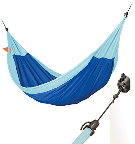 LA SIESTA Moki Max - große Kinder-Hängematte aus Bio-Baumwolle + Aufhängung für das Kinderzimmer
