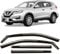 CLIM ART Windabweiser für/kompatible mit Nissan X-Trail 2014-2022 (III)- Integrierte Regenabweiser - Autofenster Sonnen-&Regenschutz - Windabweiser Autofenster - Einfache Montage - Garantie 4 Set