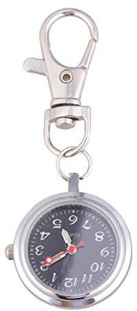 UKCOCO Klassische Taschenuhr Digitaluhren Für Herren Schlüsselband Kurz Schlüsselanhänger Reisegeschenk Krankenschwester Uhr Tragbare Taschenuhr -Stift Brosche Aufsteckbar Damen