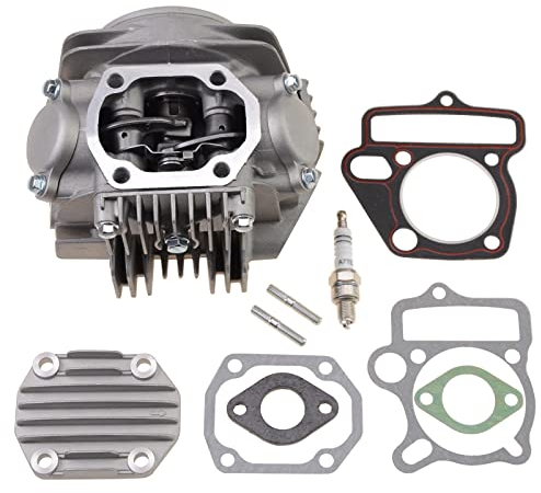 GOOFIT 52.4 mm Zylinderköpfe A7TC Zündkerze Montage Umbausatz Dichtungen Ersatz für 4 Takt LIFAN 110CC 125cc Motorrad Motor ATV Go Kart Tasche Dirt PitBike