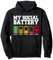 Meine soziale Batterie, niedrige Energie, antisozial Pullover Hoodie