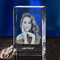 Photo en cristal 3D personnalisée avec votre propre photo personnalisée 3D gravée au laser cadre photo pour mariage, anniversaire, Noël, fête des pères, fête des mères