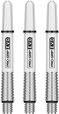 Target Darts Silber Pro Grip Evo Aluminium Dartschäfte Kurz