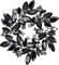Clearine Broche Couronne Marquise Cristal Autrichien Strass Élégant Mode Florale pour Femme Vêtements Noir