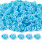 BETESSIN 50Pcs Künstliche Rosen Mini Schaumrosen Klein Dekoblumen Schaumstoff Kunstrosen Köpfe DIY Rosenköpfe Blau Künstlich zum Basteln Party Hochzeit Brautstrauß Geschenk Blau