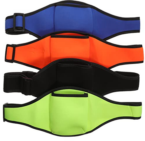 SUPVOX 4pcs Skip Wheat Bag Lavalier Running Belt for Women Lapel Fitness Instructors Theatre Fitness Mic Belt Speaker Belt Pouch Waist Mic Pouches