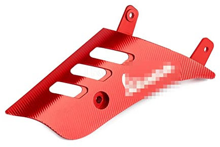JDMTM Kompatibel mit Vespa GTS300 GTS 300 250 125 2013–2020 Motorrad-Stoßdämpfer-Seitenabdeckung, Vorderrad-Wippschutz, Zubehör (Color : Red)