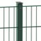 auf-mass24 Doppelstabmattenzaun 6/5/6 mit Fussplatten AL RAL6005 Moosgrün Abdeckleiste Länge und Höhe wählbar Doppel-Stab Matten Zaun Draht Gitterzaun Metallzaun (32.5, 1.23)