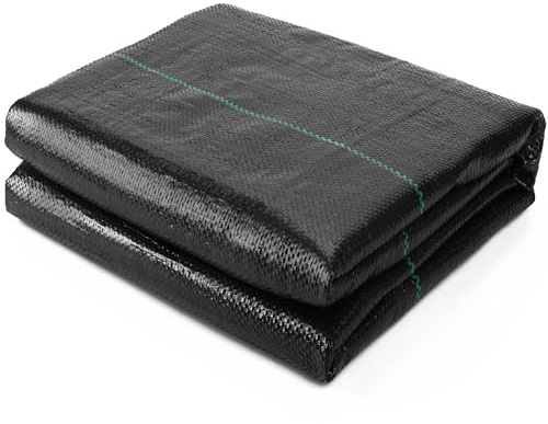 ZJIA 4FT x 50FT Weed Barrier Fabric Heavy Duty, 5.8oz Landscaping Fabric Woven Landscape Ground Cover for Gardens & Lawns