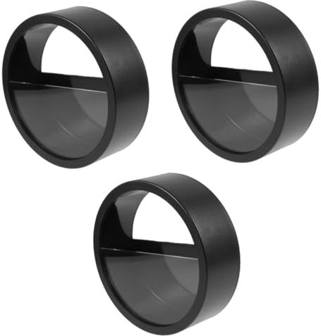 Supvox 3 Stücke Elegante Runde Hängen Blumentopf Moderne Wohnkultur Schwarz Klebstoff Für Büro Wohnzimmer