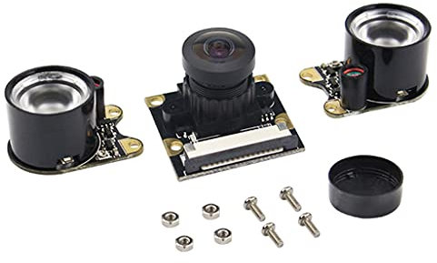 SCUDGOOD 4B Camera Fisheye Wide-angle 5MP Webcam Automatically Switching Shooting Mode Raspberry Wide-angle Webcam
