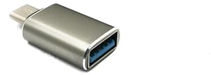 System-S Adaptateur USB 3.1 Type C mâle vers 3.0 A Femelle 5 Gbit/s 100 W en Anthracite