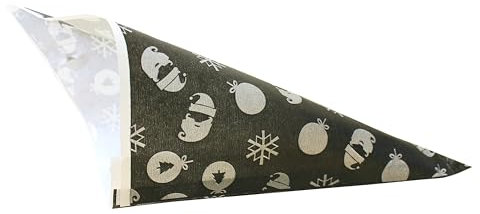 Spitztüten aus Papier Motiv: WICHTEL SILBER Länge ca. 19 cm für ca. 125 g Inhalt (200 Stück)