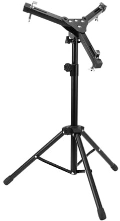 Klappbarer Trommelständer aus Aluminiumlegierung für Live-Auftritte | Schnell in 3 Schritten montierbar, rutschfeste Gummifüße, universell für die meisten Snaredrums
