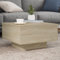 CCCINER Couchtisch Sonoma-Eiche 55x55x31 cm Holzwerkstoff,Moderner Wohnzimmertisch aus Holzwerkstoff in Sonoma Eiche vielseitig als Couch, Beistelloder Teetisch Kaffeetische, Couchtische
