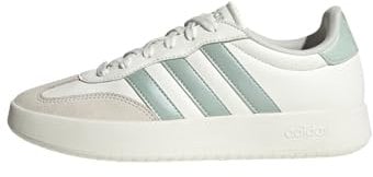 adidas Women's Barreda Schuh Off White/Linen Green Met. / Linen Green Met. 37 1/3