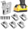 MVPACKEEY 6PCS Belt Clip Hooks Compatible withReplacement Hooks Clips Belt Clips Stainless Steel Drill Belt Clip Hooks Driver Belt Clip Drill Clip Hook Tools Power Tool Waist Buckles
