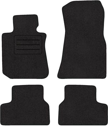 Fußmatten Velours Autoteppich passend für BMW i4 Satz schwarz