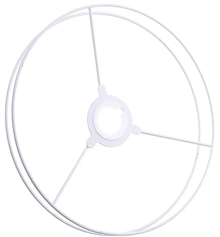 Homoyoyo 1Satz Lampshade Holder Frame Ring aus Robustem für DIY Lampenschirme Geeignet für Tischlampen Stehlampen und Einfache Montage für Zuhause und Gewerbe